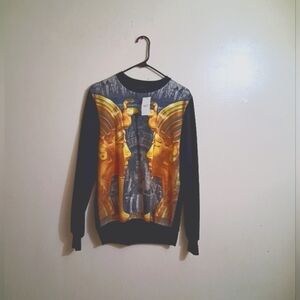 NWT Rue Nobility Egyptian Pattern Fleeced Sweatshirt For Men Sz Small